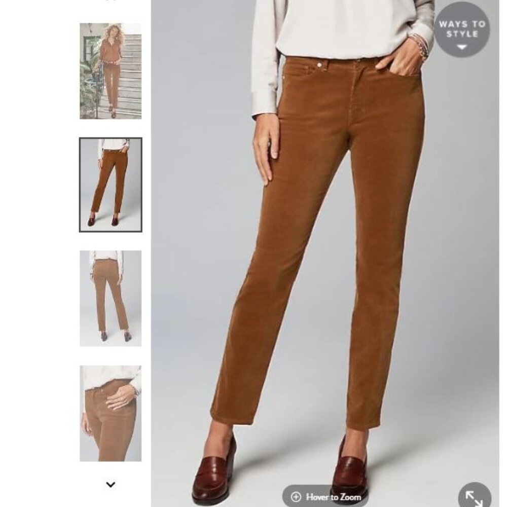 Jjill stretch cords in Brown size large